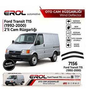 FORD TRANSİT T15 (1992-2000) 2'Lİ ÖN MUGEN CAM RÜZGARLIĞI