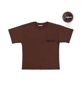 Civil Boys California Malıbu Baskılı 6-9 Yaş Tişört - Turuncu