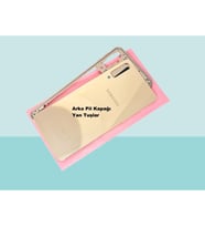 Tkgz - Samsung Galaxy A7 A750 (2018) FULL KASA Arka Kapak Batarya Kapağı - GOLD