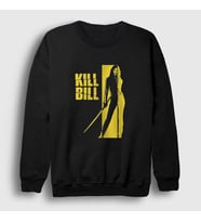 Presmono Unisex Siyah Beatrix Film Kill Bill Sweatshirt 246258tt