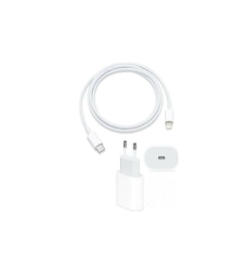 Apple İphone 11 / 12 / 13 / 14 Pro - Pro Max Şarj Cihazı ( 20W Adaptör Ve Type-C to Lightinig Kablo )
