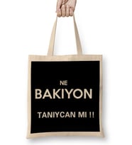 Ne Bakıyon Tanıycanmı Bez Çanta Uzun Saplı