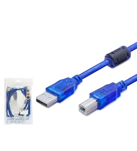 Hadron HDX7544 USB-A - USB-B 5mt USB Yazıcı Kablosu - Mavi