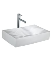 E-W2000 Tezgah Üstü Lavabo Parlak Beyaz