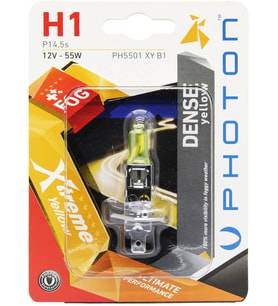 Ampul H1 12V 55W Xtreme Yellow (Tekli Blister) PHT PH5501 Xy B1