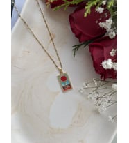 Kadın Gold Tarot Çelik Hediye Kolye