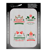 Merry Christmas Yılbaşı Iron Press Tekstil Ütü İle Yapışan Transfer Baskı Kağıdı DTF BASKI