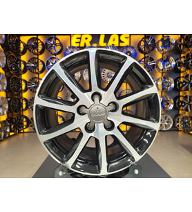 4 Adet AUDİ ORIJINAL 7.5*16 5*112 ET45 57.1 BLACK MACK JANT REVİZE EDİLMİŞ (Takım)