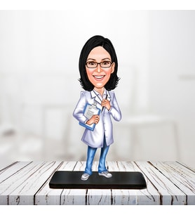 Kişiye Özel Karikatür Biblo DOKTOR 12