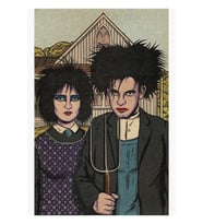 Ingilizce Gotik Tablo Ahşap Poster Dekoratif