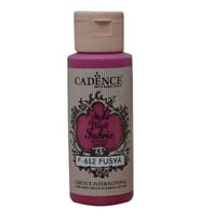 Cadence Style Matt Fabric Kumaş Boyası F-612 Fuşya 