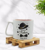 BK Gift Kişiye Özel Canım Babam Tasarımlı Middle Beyaz Kupa Bardak - Model 3