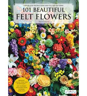 101 Beautiful Felt Flowers (Krem)