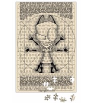 Invader Zim Da Vince Irken Puzzle 240 Parça A3