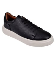 Lufian Hakiki Deri Erkek Spor Ayakkabı Sneaker LUF-TOMMY   SİYAH BEYAZ