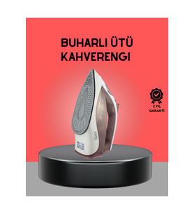 Kahverengi Buharlı Ütü 2200W Sürekli Buhar 120 g Şok Buhar - teknoloji1482-1582