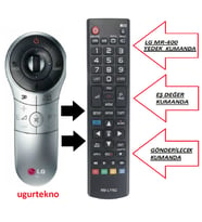 LG LA SERİSİ GRİ AN-MR 400 YEDEK KUMANDASI