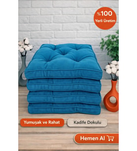 SİLİKONLU FİTİLLİ SANDALYE MİNDERİ