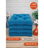 SİLİKONLU FİTİLLİ SANDALYE MİNDERİ