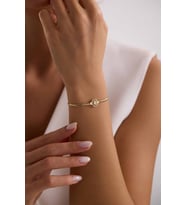Balık Sırtı Parçalı Baget Bileklik 17+3 cm