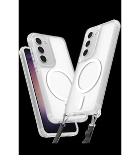 Galaxy S23 Plus Kılıf Enka Magsafe Silikon Kılıf - Şeffaf