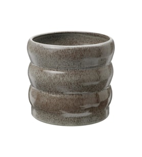 Seramik Saksı, Gri, 15 cm