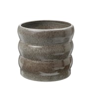 Seramik Saksı, Gri, 15 cm