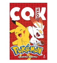 Pokemon Çok Boya Çıkartmalı Dev Boyama Kitabı