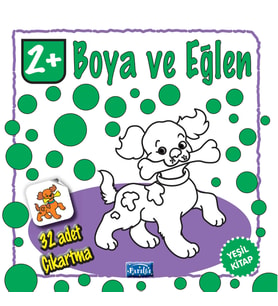 Boya ve Eğlen Yeşil Kitap