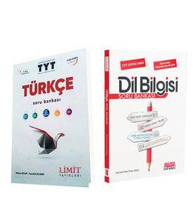 Limit Yayınları TYT Türkçe ve AKM Dil Bilgisi Soru Bankası Seti 2 Kitap