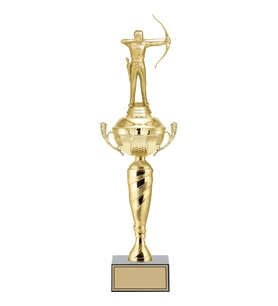 ODAK KUPA - Figürlü Kupalar - Okçu Figürlü Kupalar FG-076 C - 46 cm