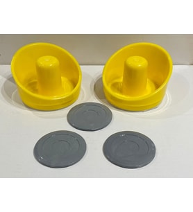 Air Hockey Tokaç 2 Adet + Disk 3 Adet Set Havalı Hokey Yedek Parça
