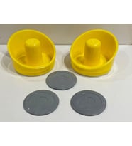 Air Hockey Tokaç 2 Adet + Disk 3 Adet Set Havalı Hokey Yedek Parça