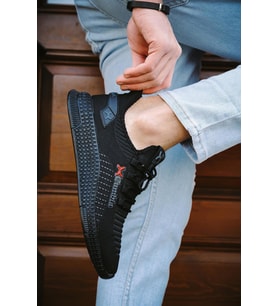 Ayakcenter 382 Cumbia Siyah Erkek Sneaker Spor Ayakkabı