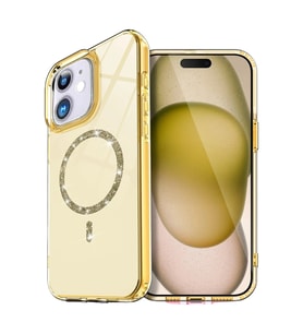Durukar® iPhone 12 Live Diamond Magsafe Kapak - Sarı