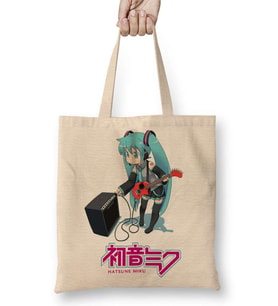 Hatsune Miku One Piece Anime Naruto Death Note Hellsing Bez Çanta Uzun Saplı