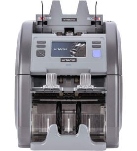 Hitachi I-Hunter IH-110 Fitnes'lı İki Katlı, 20 Ülke Kombinasyonlu Karışık Para Sayma Makinesi