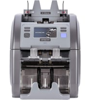 Hitachi I-Hunter IH-110 Fitnes'lı İki Katlı, 20 Ülke Kombinasyonlu Karışık Para Sayma Makinesi