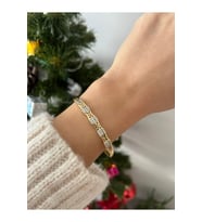 KADIN 14K KELEPÇE BİLEKLİK ÇELİK VİP BİLEKLİK