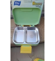 304 Paslanmaz Çelik 2 Katlı 2 Bölmeli 1030ml Beslenme Çantası