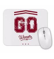 Go Winner Red Mouse Pad