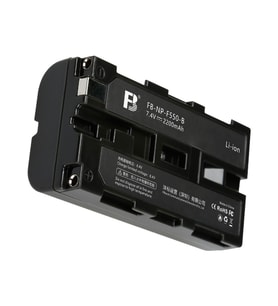 TEWISE FB Sony NP-F550 Led Işık Bataryası (2200 mAh) (Siyah)