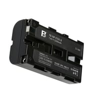 TEWISE FB Sony NP-F550 Led Işık Bataryası (2200 mAh) (Siyah)