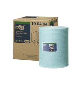 Tork Düşük Hav Nonwoven Temizlik Bezi Rulo Turkuaz 180 Metre (190494)