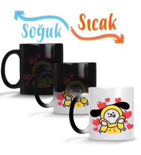 BT21 Chimmy Bts Sihirli Kupa Bardak Porselen