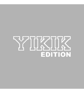 Yıkık Edition Araba Sticker siyah 16x6 CM (Beyaz)
