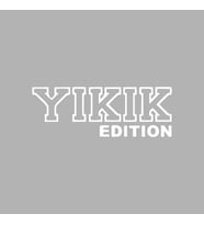 Yıkık Edition Araba Sticker siyah 16x6 CM (Beyaz)