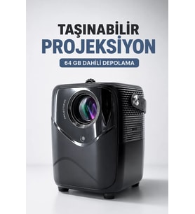 Northcity Taşınabilir Projeksiyon 64 GB - Taşınabilir Ev Sinema Deneyimi