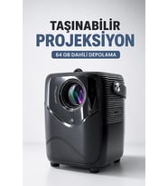 Northcity Taşınabilir Projeksiyon 64 GB - Taşınabilir Ev Sinema Deneyimi