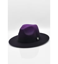 Erkek Multicolor Fötr Şapka Mor Panama Hat